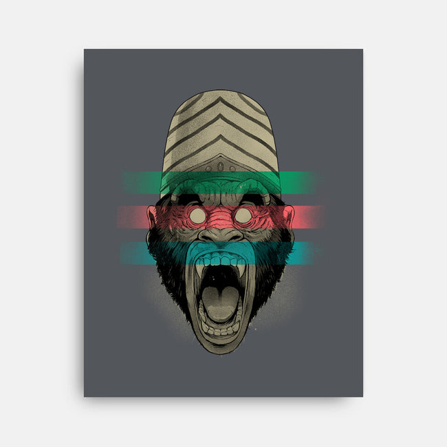 Primate Fury-None-Stretched-Canvas-Bruno Mota