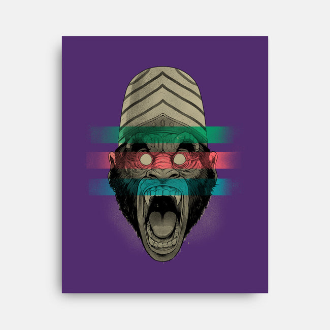 Primate Fury-None-Stretched-Canvas-Bruno Mota