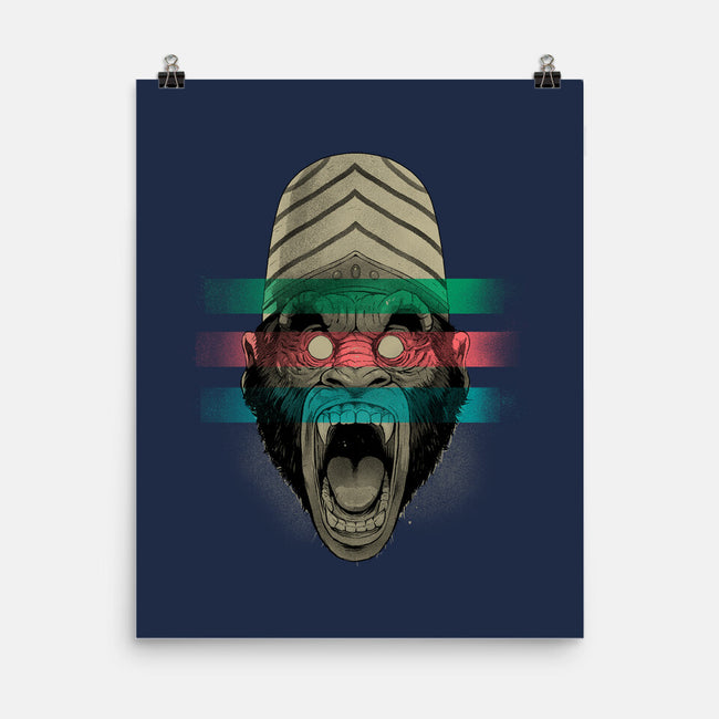 Primate Fury-None-Matte-Poster-Bruno Mota