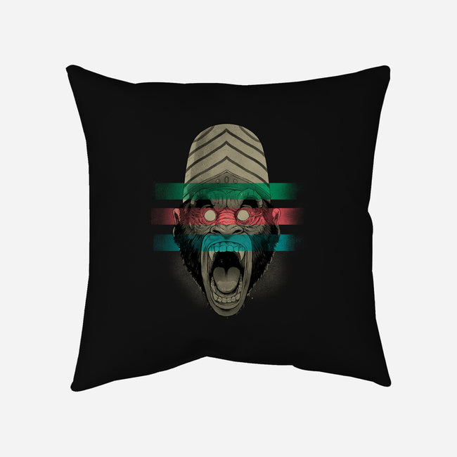 Primate Fury-None-Removable Cover w Insert-Throw Pillow-Bruno Mota
