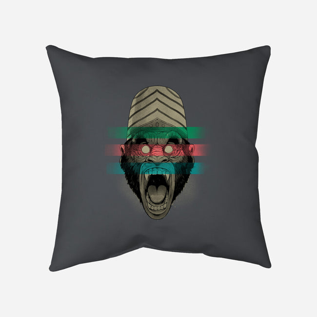 Primate Fury-None-Removable Cover w Insert-Throw Pillow-Bruno Mota