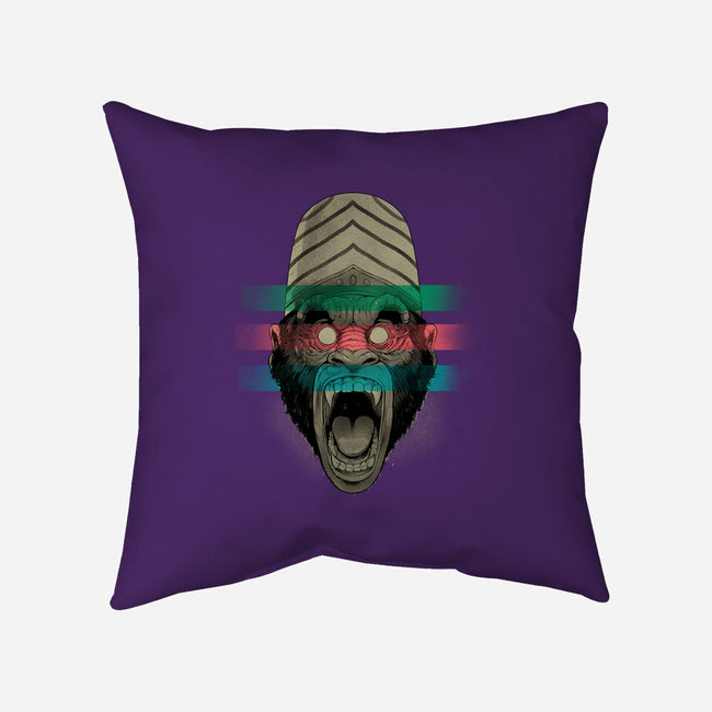 Primate Fury-None-Removable Cover w Insert-Throw Pillow-Bruno Mota
