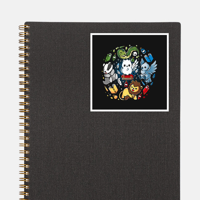 Magical Animal Family-None-Glossy-Sticker-Vallina84