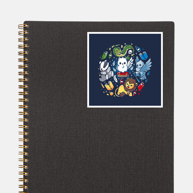 Magical Animal Family-None-Glossy-Sticker-Vallina84