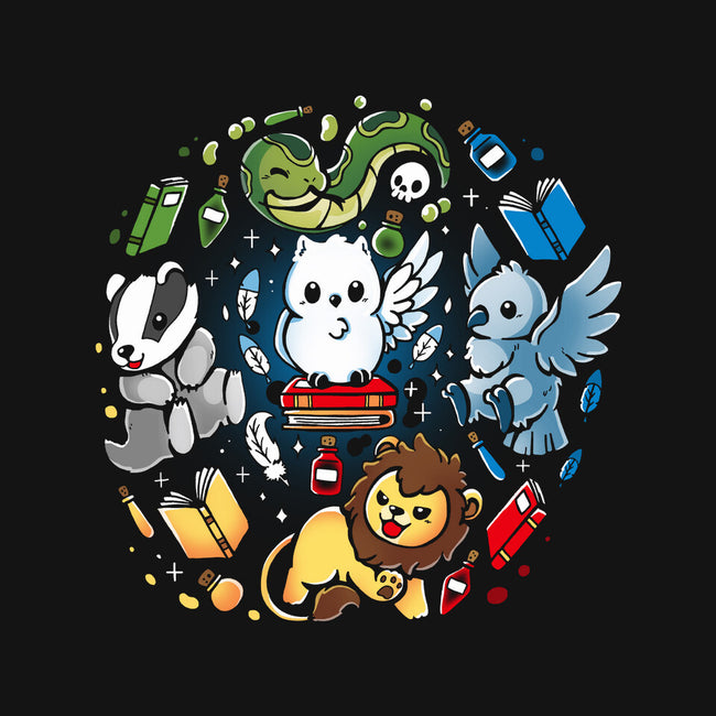 Magical Animal Family-Mens-Heavyweight-Tee-Vallina84