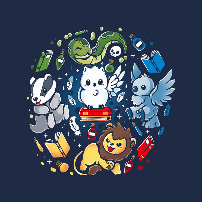 Magical Animal Family-Womens-Basic-Tee-Vallina84