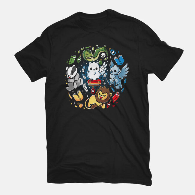 Magical Animal Family-Unisex-Basic-Tee-Vallina84