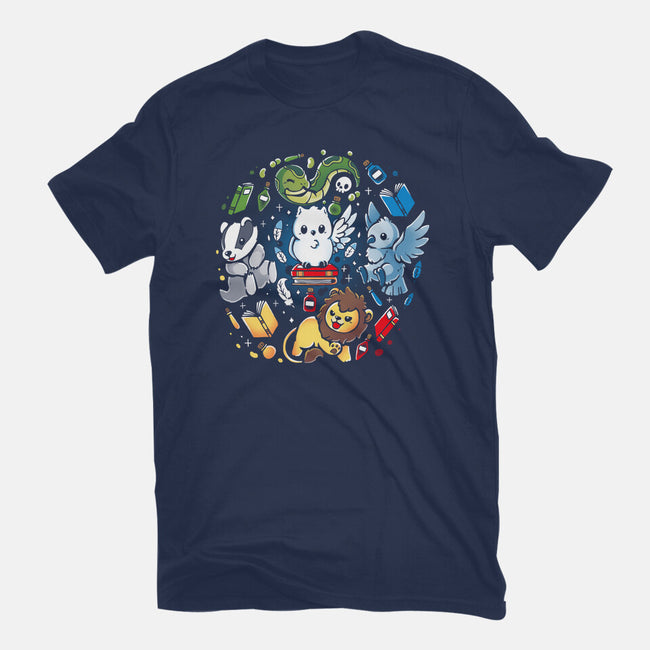 Magical Animal Family-Mens-Heavyweight-Tee-Vallina84