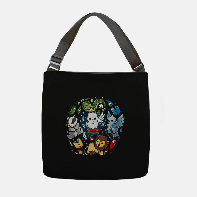 Magical Animal Family-None-Adjustable Tote-Bag-Vallina84
