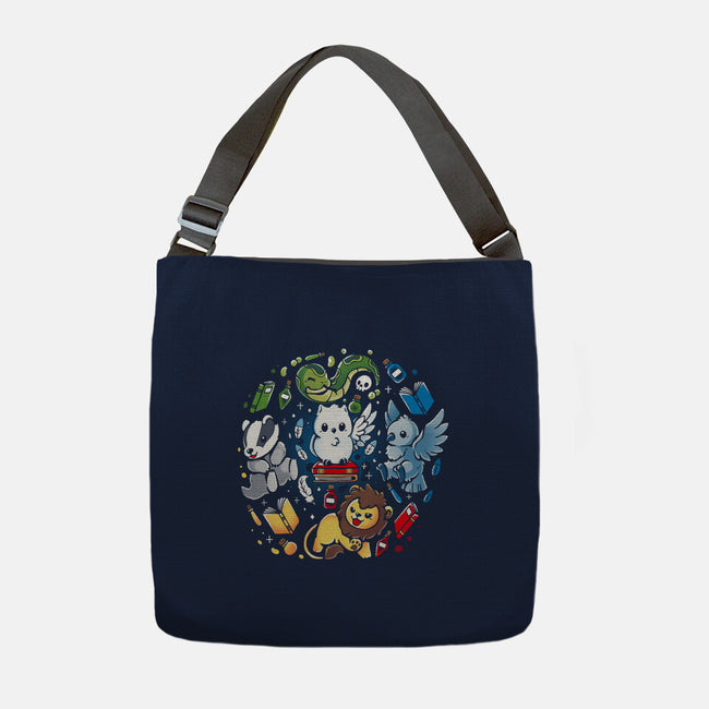 Magical Animal Family-None-Adjustable Tote-Bag-Vallina84