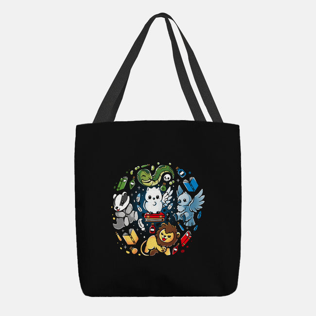 Magical Animal Family-None-Basic Tote-Bag-Vallina84