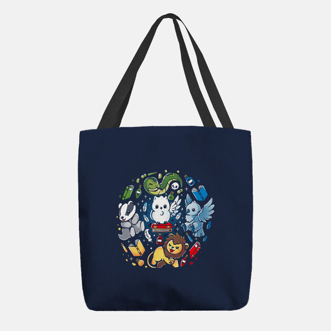 Magical Animal Family-None-Basic Tote-Bag-Vallina84