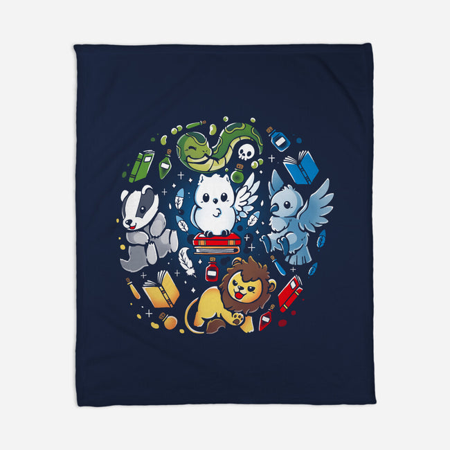 Magical Animal Family-None-Fleece-Blanket-Vallina84