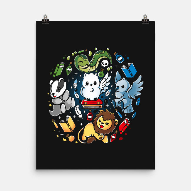 Magical Animal Family-None-Matte-Poster-Vallina84