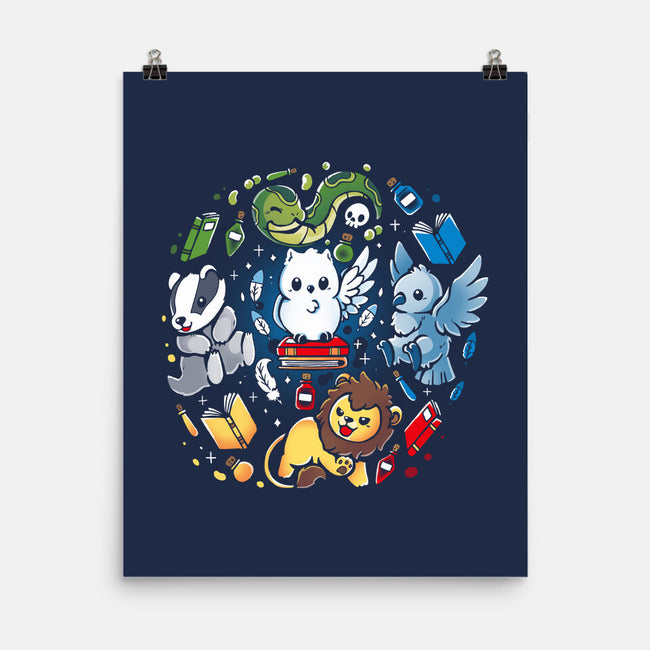Magical Animal Family-None-Matte-Poster-Vallina84