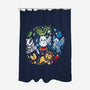 Magical Animal Family-None-Polyester-Shower Curtain-Vallina84