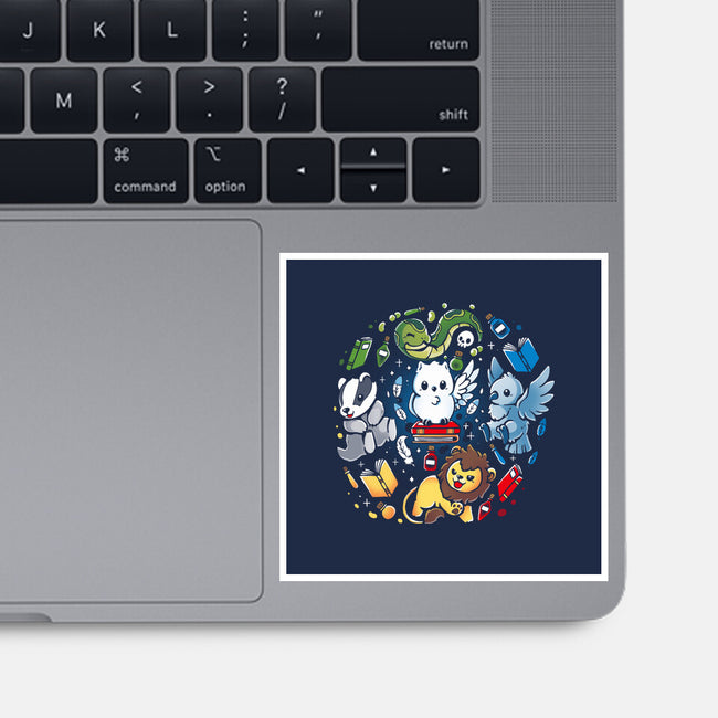 Magical Animal Family-None-Glossy-Sticker-Vallina84