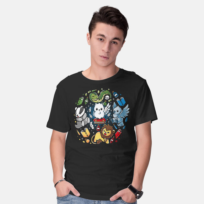 Magical Animal Family-Mens-Basic-Tee-Vallina84