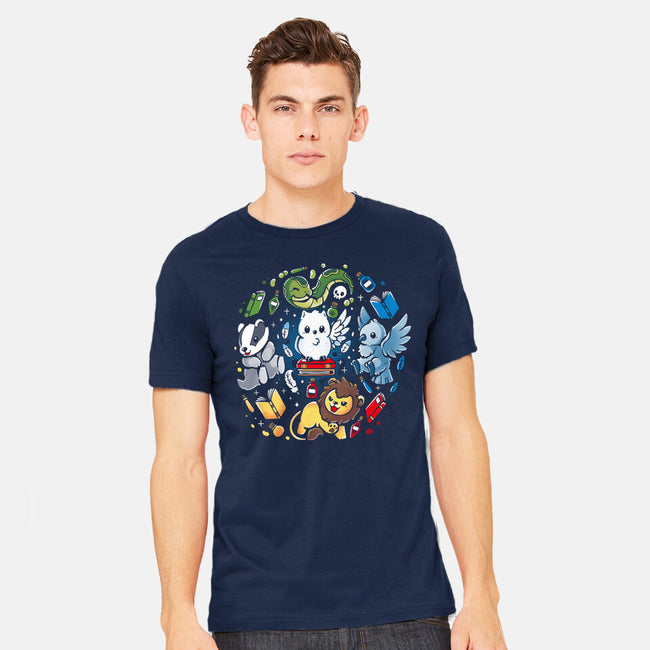 Magical Animal Family-Mens-Heavyweight-Tee-Vallina84