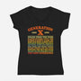 Gen X Summer Day-Womens-V-Neck-Tee-kg07