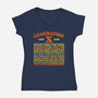 Gen X Summer Day-Womens-V-Neck-Tee-kg07