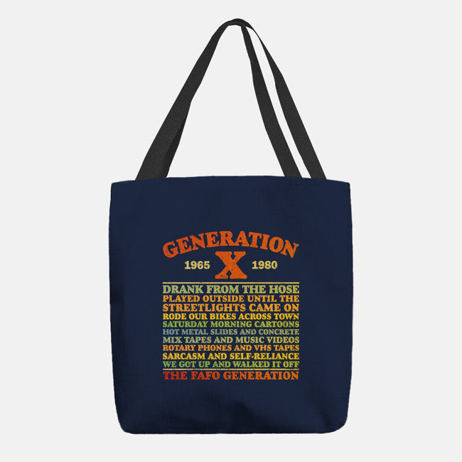 Gen X Summer Day-None-Basic Tote-Bag-kg07