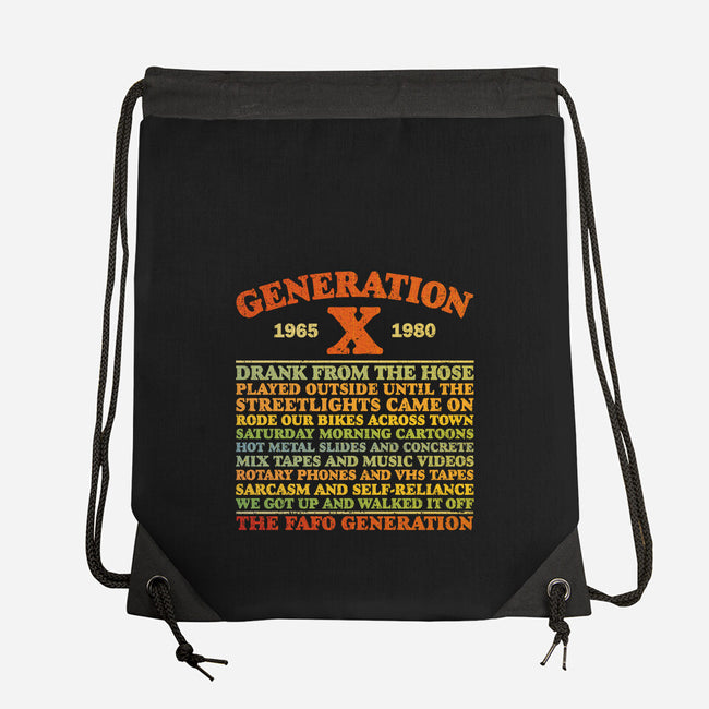 Gen X Summer Day-None-Drawstring-Bag-kg07