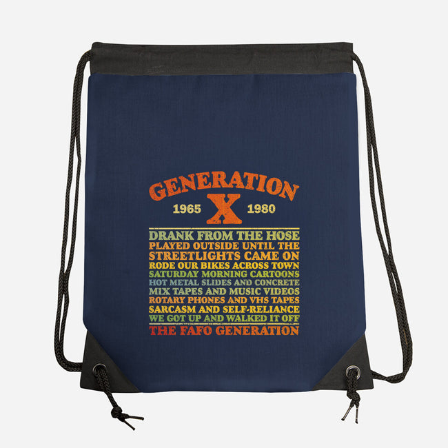 Gen X Summer Day-None-Drawstring-Bag-kg07
