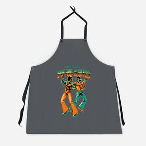 Disco Nostalgia-Unisex-Kitchen-Apron-Hafaell