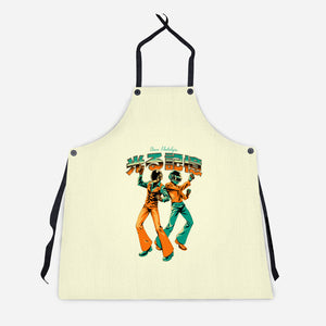 Disco Nostalgia-Unisex-Kitchen-Apron-Hafaell
