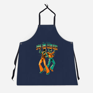 Disco Nostalgia-Unisex-Kitchen-Apron-Hafaell