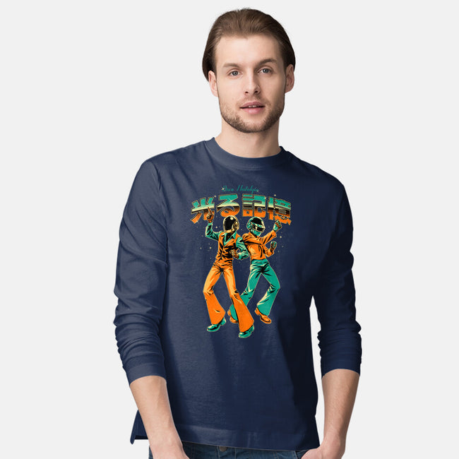 Disco Nostalgia-Mens-Long Sleeved-Tee-Hafaell