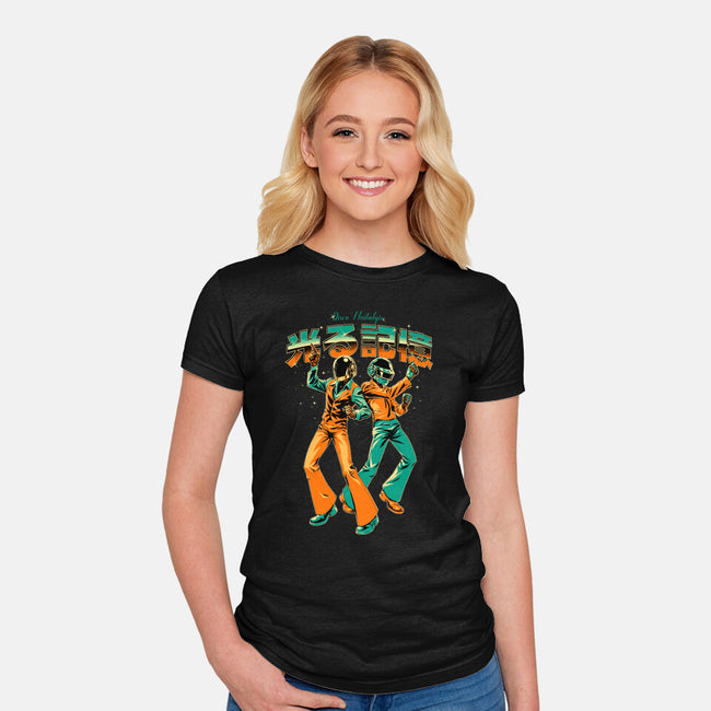 Disco Nostalgia-Womens-Fitted-Tee-Hafaell