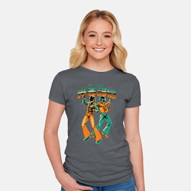 Disco Nostalgia-Womens-Fitted-Tee-Hafaell