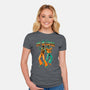 Disco Nostalgia-Womens-Fitted-Tee-Hafaell