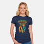 Disco Nostalgia-Womens-Fitted-Tee-Hafaell