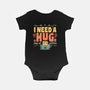 I Need A HUGe Coup Of Coffee-Baby-Basic-Onesie-erion_designs