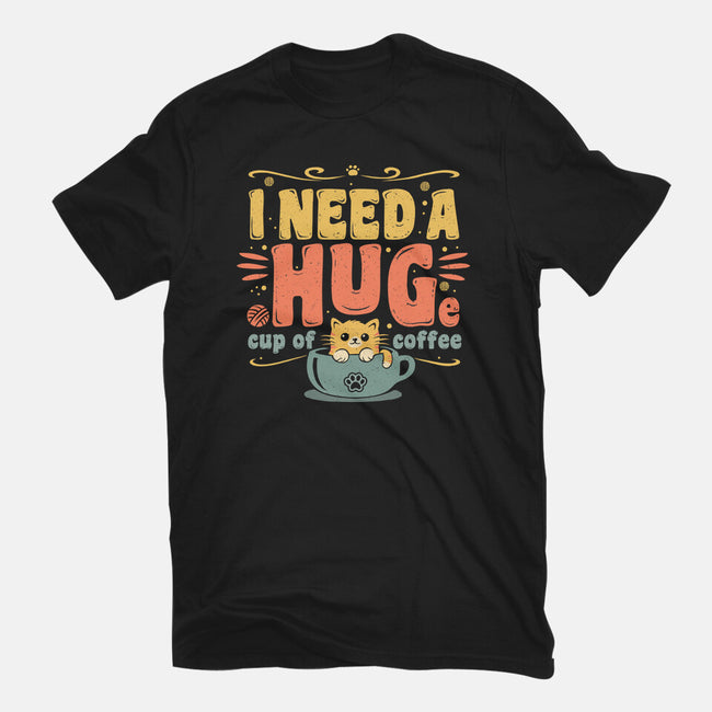 I Need A HUGe Coup Of Coffee-Womens-Basic-Tee-erion_designs