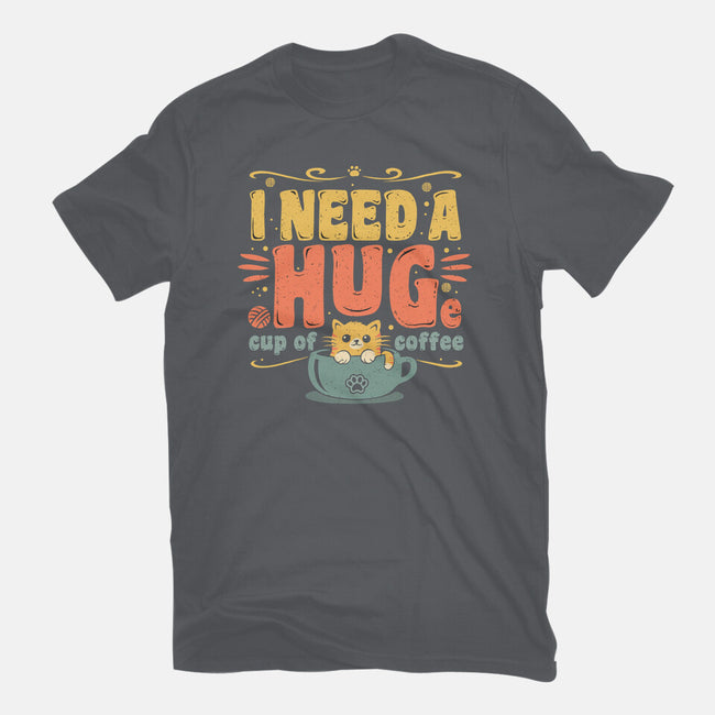 I Need A HUGe Coup Of Coffee-Unisex-Basic-Tee-erion_designs