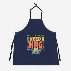 I Need A HUGe Coup Of Coffee-Unisex-Kitchen-Apron-erion_designs