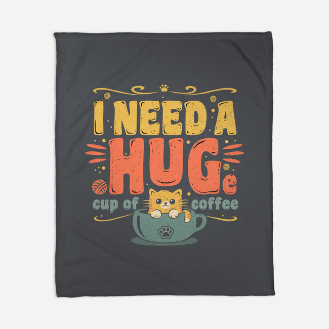 I Need A HUGe Coup Of Coffee-None-Fleece-Blanket-erion_designs
