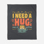 I Need A HUGe Coup Of Coffee-None-Fleece-Blanket-erion_designs