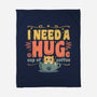 I Need A HUGe Coup Of Coffee-None-Fleece-Blanket-erion_designs