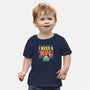 I Need A HUGe Coup Of Coffee-Baby-Basic-Tee-erion_designs