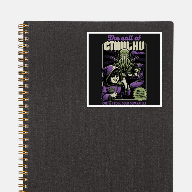 Cthulhu Phone Toy-None-Glossy-Sticker-Studio Mootant