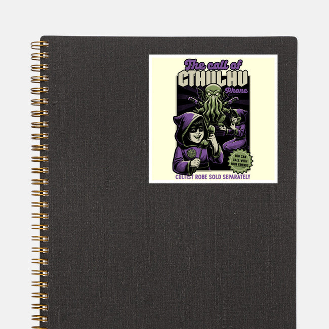 Cthulhu Phone Toy-None-Glossy-Sticker-Studio Mootant