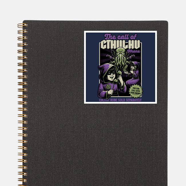 Cthulhu Phone Toy-None-Glossy-Sticker-Studio Mootant