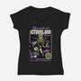 Cthulhu Phone Toy-Womens-V-Neck-Tee-Studio Mootant
