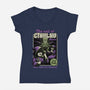 Cthulhu Phone Toy-Womens-V-Neck-Tee-Studio Mootant