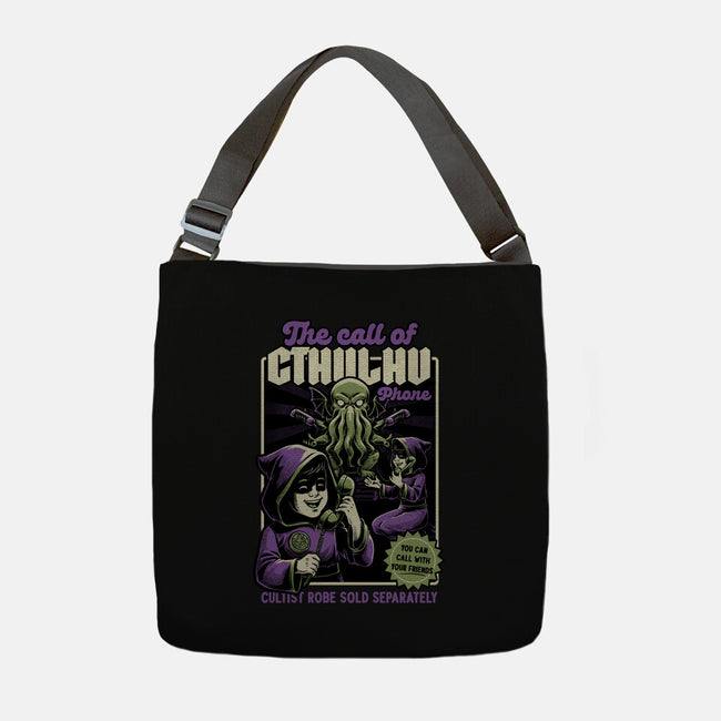 Cthulhu Phone Toy-None-Adjustable Tote-Bag-Studio Mootant